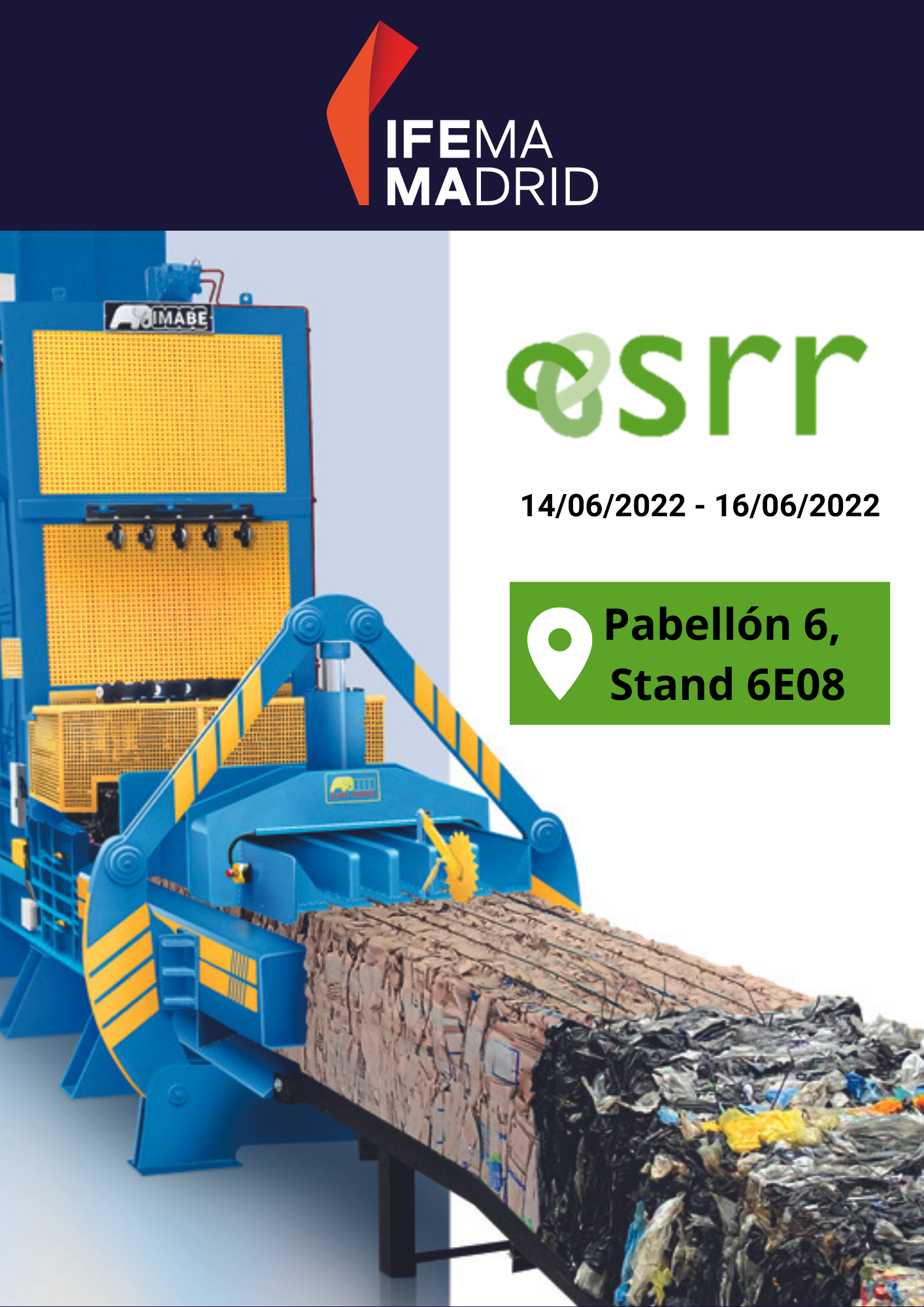 IMABE en SRR 2022 Feria de la recuperacion y el reciclado en Madrid 
