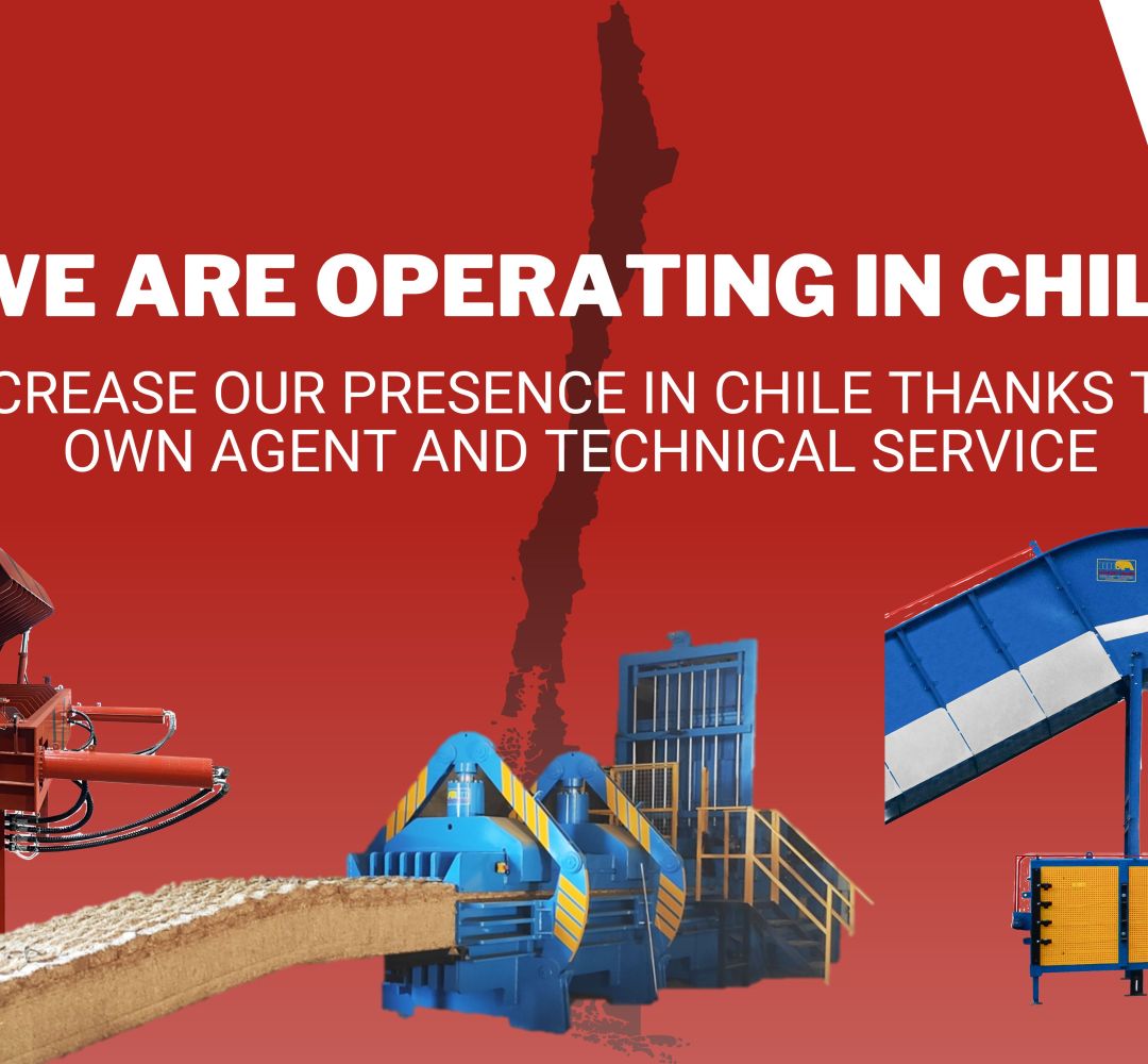 <h1><span>WE ARE OPERATING IN CHILE</span>
<h4>At INNOVACIONES IMABE we are increasing our presence in Chile thanks to our own agent and technical service.</h4></h1>
<div>

    <img src="/images/PRM_WASTE_8.jpg" alt="IMABE en SRR - Feria internacional de la recuperación y el reciclado">


<h3>IMABE articulo en retema</h3>

<p>Imabe Innovaciones en Retema - Revista de reciclaje - Especial residuos</p>

<div><p>Imabe Innovaciones en SRR - Feria internacional de la recuperación y el reciclado</p></div>


</div>
<div><p>In <strong>INNOVACIONES IMABE</strong> we are increasing our <strong>presence in Chile</strong> thanks to our <strong>own agent and technical service</strong>.</p>
<p>We are a <strong>leading European company</strong> in the <strong>manufacture of equipment for the treatment and recycling of solid waste</strong>. We have <strong>more than 45 years of experience</strong> and <strong>customers in more than 65 countries.</strong></p></div>
<h1>Contact with our agent in Chile:</h1>
<ul>
        <li>
        <a href="chile@imabeiberica.com">chile@imabeiberica.com</a>
    </li>
        <li>
        <a href="+56975390939">+56975390939</a>
    </li>
    </ul>
<div><h3>Local technical service:</h3>
<ul>
<li><strong>Our own staff.</strong> Nobody knows our machines better than we do.<br />Repair guarantee.</li>
<li><strong>IMABE offers repair guarantee</strong>, we will find the problem and we will offer you the best solutions.</li>
<li><strong>Agile performance</strong>. We take care of the solution as soon as possible.</li>
</ul>
<p><br />All types of waste:</p>
<ul>
<li><strong>Balers for recyclable products IMABE:</strong> Recyclables Balers for recyclable materials such as paper, cardboard and plastics.</li>
<li><strong>Balers for scrap and metal IMABE</strong>: Balers for metals, scrap, aluminum, copper and steel profiles.</li>
<li><strong>Forage balers IMABE</strong>: Forage (alfalfa and straw) Forage balers for alfalfa and straw designed for maximum compaction and container loading.</li>
<li><strong>IMABE balers for waste</strong>: refuse or scrap. Baling presses for refuse waste, perfect for MSW sorting plants.</li>
</ul>
<p></p></div>
<ul>
        <li><a href="https://www.facebook.com/imabeiberica/">facebook</a>
</li>
        <li><a href="https://twitter.com/imabeiberica_es">twitter</a>
</li>
        <li><a href="https://www.linkedin.com/company/imabe-iberica-s-a-?trk=vsrp_companies_cluster_name&trkInfo=VSRPsearchId%3A4316709661437478622340%2CVSRPtargetId%3A10041707%2CVSRPcmpt%3Acompanies_cluster">linkedin</a>
</li>
        <li><a href="https://www.instagram.com/imabeiberica/">instagram</a>
</li>
    </ul>